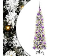 vidaXL Árbol de Navidad Artificial con 150 LED Verde y 120 cm, Sala de Estar, Moderno, Árbol de Navidad Decorativo, con Luz, Iluminación de Vacaciones en Interiores, Decoración Estacional, País de la