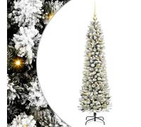 vidaXL Árbol de Navidad Artificial con 150 LED Verde y 150 cm, Sala de Estar, Moderno, Árbol de Navidad Decorativo, con Luz, Iluminación de Vacaciones en Interiores, Decoración Estacional, País de la