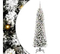 vidaXL Árbol de Navidad Artificial con 150 LED Verde y 150 cm, Sala de Estar, Moderno, Árbol de Navidad Decorativo, con Luz, Iluminación de Vacaciones en Interiores, Decoración Estacional, País de la