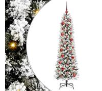 vidaXL Árbol de Navidad Artificial con 150 LED Verde y 150 cm, Sala de Estar, Moderno, Árbol de Navidad Decorativo, con Luz, Iluminación de Vacaciones en Interiores, Decoración Estacional, País de la
