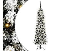 vidaXL Árbol de Navidad Artificial con 300 LED Verde y 180 cm, Sala de Estar, Moderno, Árbol de Navidad Decorativo, con Luz, Iluminación de Vacaciones en Interiores, Decoración Estacional, País de la