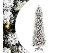 vidaXL Árbol de Navidad Artificial con 300 LED Verde y 210 cm, Sala de Estar, Moderno, Árbol de Navidad Decorativo, con Luz, Iluminación de Vacaciones en Interiores, Decoración Estacional, País de la