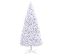 vidaXL Arbol de Navidad Artificial 400 cm Hogar Casa Decoración Navideña Estilo Abeto Pino Adornos Elemento Fiesta Christmas Celebración Blanco
