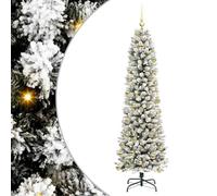 vidaXL Árbol de Navidad Artificial con 300 LED Verde y 210 cm, Sala de Estar, Moderno, Árbol de Navidad Decorativo, con Luz, Iluminación de Vacaciones en Interiores, Decoración Estacional, País de la