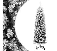 vidaXL Árbol de Navidad Artificial con Nieve Invertido Decoración Adornos Festivos Navideño Vacaciones PVC 120 cm