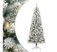 vidaXL Árbol de Navidad Artificial con Ramas articuladas 240 cm, Decoración navideña con árbol Artificial en Forma de Cono, Ideal para una Alegre celebración en casa