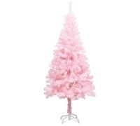 vidaXL Árbol de Navidad Artificial con Soporte PVC Rosa 120 cm
