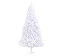 vidaXL Árbol de Navidad Artificial Fiestas Festividades Decoración Ocasiones Especiales Casa Hogar Jardín Bricolaje Adornos Guirnaldas 300 cm Blanco
