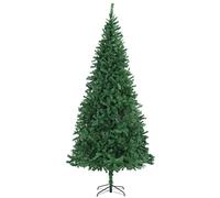 vidaXL Árbol de Navidad Artificial Fiestas Festividades Decoración Ocasiones Especiales Casa Hogar Jardín Bricolaje Adornos Guirnaldas 300 cm Verde