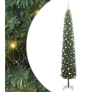 vidaXL Árbol de Navidad Artificial Verde 300 cm PVC, Acero y Plástico, Decoración de Sala de Estar, Árbol de Navidad Artificial Moderno en Forma de Cono, Iluminado con LED, Centro de Festividades Que