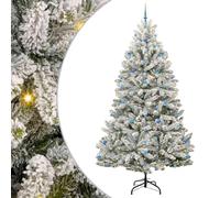 vidaXL Árbol de Navidad Artificial Verde y 270 cm PVC y Metal, Moderno árbol navideño en Forma de Cono, decoración Festiva, ecológico y fácil de Montar