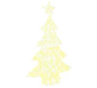 vidaXL Árbol de Navidad con 100 LED cálido 120 cm Acrílico, Sala de Estar, decoración Moderna navideña Resistente, Luces Festivas, Adornos y Accesorios Interiores USB