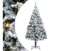 vidaXL Árbol de Navidad con Luces de Cuerda Decorativa 300 cm PVC, Árbol de Navidad Artificial, con Forma de Cono, decoración Duradera, Elegante y Festiva