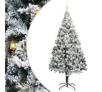 vidaXL Árbol de Navidad con 300 LED con Soporte 300 cm PVC, Árbol de Navidad Artificial, con Forma de Cono, decoración Duradera, Elegante y Festiva