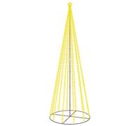 vidaXL Árbol de Navidad Cónico 732 LED Adorno Sala Entrada Salón Patio Casa Navideño Habitación Fiesta Decoración Festival Blanco Cálido