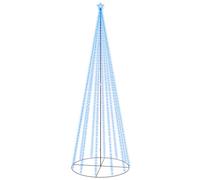 vidaXL Árbol de Navidad Cónico 732 Leds Cono Sala Iluminación Navideña Salón Casa Patio Adorno Navideño Fiesta Decoración Festival Azul