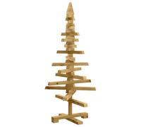 vidaXL Árbol de Navidad de Madera Kotka Madera de Pino Maciza