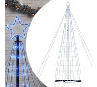 vidaXL Árbol de Navidad LED 1534 Leds Azul 500 cm, Luz de Navidad LED, Luz de Navidad para Exteriores