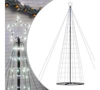 vidaXL Árbol de Navidad LED 1534 Leds Blanco frío 503 cm, Árbol de Navidad LED, luz de Navidad, luz de Navidad LED, luz de Navidad para Exteriores