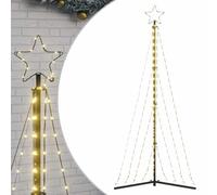 vidaXL Árbol de Navidad LED 339 Leds Blanco cálido 187 cm, Árbol de Navidad LED, luz de Navidad, luz de Navidad LED, luz de Navidad para Exteriores