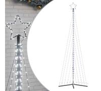 VidaXL Árbol de Navidad LED 495 Leds Blanco Frío 300,5 cm para Exteriores e Interiores