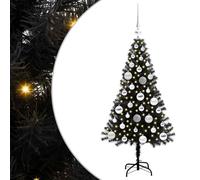 vidaXL Árbol de Navidad Negro 120 cm PVC