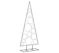 vidaXL Árbol de Navidad para decoración Metal Negro 150 cm, árbol navideño de Metal, Soporte de árbol de Navidad de Metal, decoración metálica para árbol de Navidad