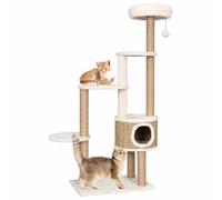 vidaXL Árbol para Gatos cojín Lujo Poste rascador Hierba Marina 148 cm