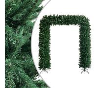 vidaXL Arco de Árbol de Navidad Navideño Vacaciones con Adornos Decoración Jardín Interior Exterior al Aire Libre Económica Verde 240 cm