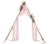 vidaXL Arco de Boda Marrón Claro 202 x 95 x 254 cm