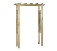 vidaXL Arco de Rosas de Jardín Madera de Pino Impregnada Cenador de Exterior