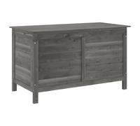 vidaXL Arcón de Jardín, Caja de Almacenaje con Tapa, Baúl para Cojines Alfombras Juguetes, Mueble para Patio, Madera Maciza de Abeto
