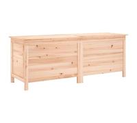 vidaXL Arcón de jardín Madera Maciza Abeto 150x50x56,5 cm