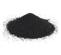 vidaXL Arena para Acuario, Grava para Peces de Acuario, Sustrato de Pecera para Plantas, Arena para Paisajes Submarinos, Negra 25 kg 0,2-2 mm