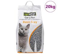 vidaXL Arena para gatos de bentonita de grano grueso 20 L