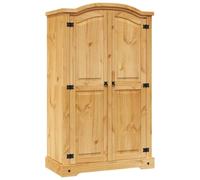 vidaXL Armario 2 Puertas Corona Range Pino Mexicano Guardarropa Ropero Mueble