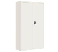 vidaXL Armario archivador de Acero Blanco 105x40x180 cm, archivador, Unidad de Almacenamiento, gabinete de Almacenamiento de Oficina