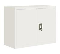 vidaXL Armario archivador de acero Blanco 90x40x70 cm para oficina