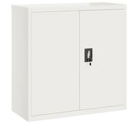 vidaXL Armario archivador de Acero Blanco 90x40x90 cm