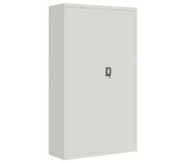 vidaXL Armario archivador de Acero Gris Claro 105x40x180 cm