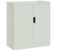 vidaXL Armario archivador de Acero Gris Claro 79x40x90 cm, archivador, Unidad de Almacenamiento, gabinete de Almacenamiento de Oficina