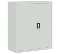vidaXL Armario archivador de Acero Gris Claro 90x40x105 cm