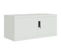 vidaXL Armario archivador de Acero Gris Claro 90x40x40 cm