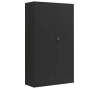 vidaXL Armario archivador de Acero Negro 105x40x180 cm