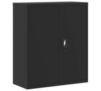 vidaXL Armario archivador de Acero Negro 90x40x105 cm