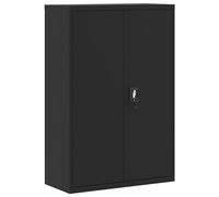 vidaXL Armario archivador de Acero Negro 90x40x140 cm