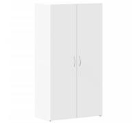 vidaXL Armario archivador Madera de ingeniería Blanco 60x32x115 cm, Armario archivador, Mueble de almacenaje, Mueble de almacenaje de Oficina