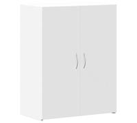 vidaXL Armario archivador Madera de ingeniería Blanco 60x32x77,5 cm, Armario archivador, Mueble de almacenaje, Mueble de almacenaje de Oficina
