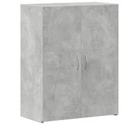 vidaXL Armario archivador Madera ingeniería Gris hormigón 60x32x77,5 cm, Armario archivador, Mueble de almacenaje, Mueble de almacenaje de Oficina