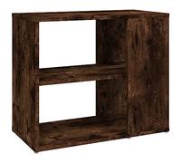 vidaXL Armario Auxiliar Aparador Consola Mueble Almacenamiento Sala de Estar Salón Comedor Decoración Madera Contrachapada Color Roble Ahumado